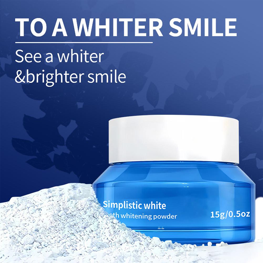 Teeth Whitening Near Me - Prosty w użyciu biały proszek do