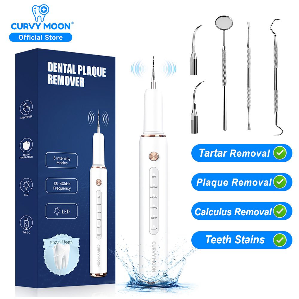 Teeth Whitening Mouthwash - Elektryczny czyścik do zębów, ultradźwiękowy skaler