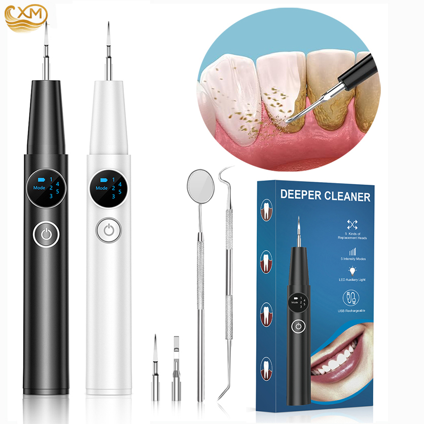 Teeth Whitening Mouthwash - Ultrasoniczny skaler do usuwania kamienia nazębnego,