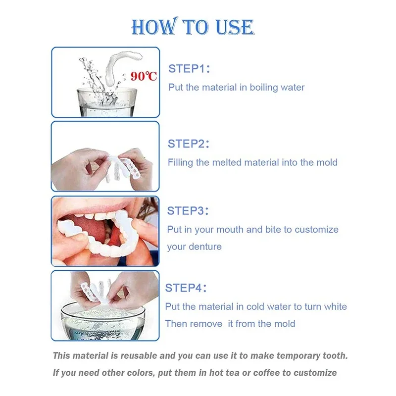 Zestaw zatrzasków do forniru f – Teeth Whitening Moulds recenzja i cena
