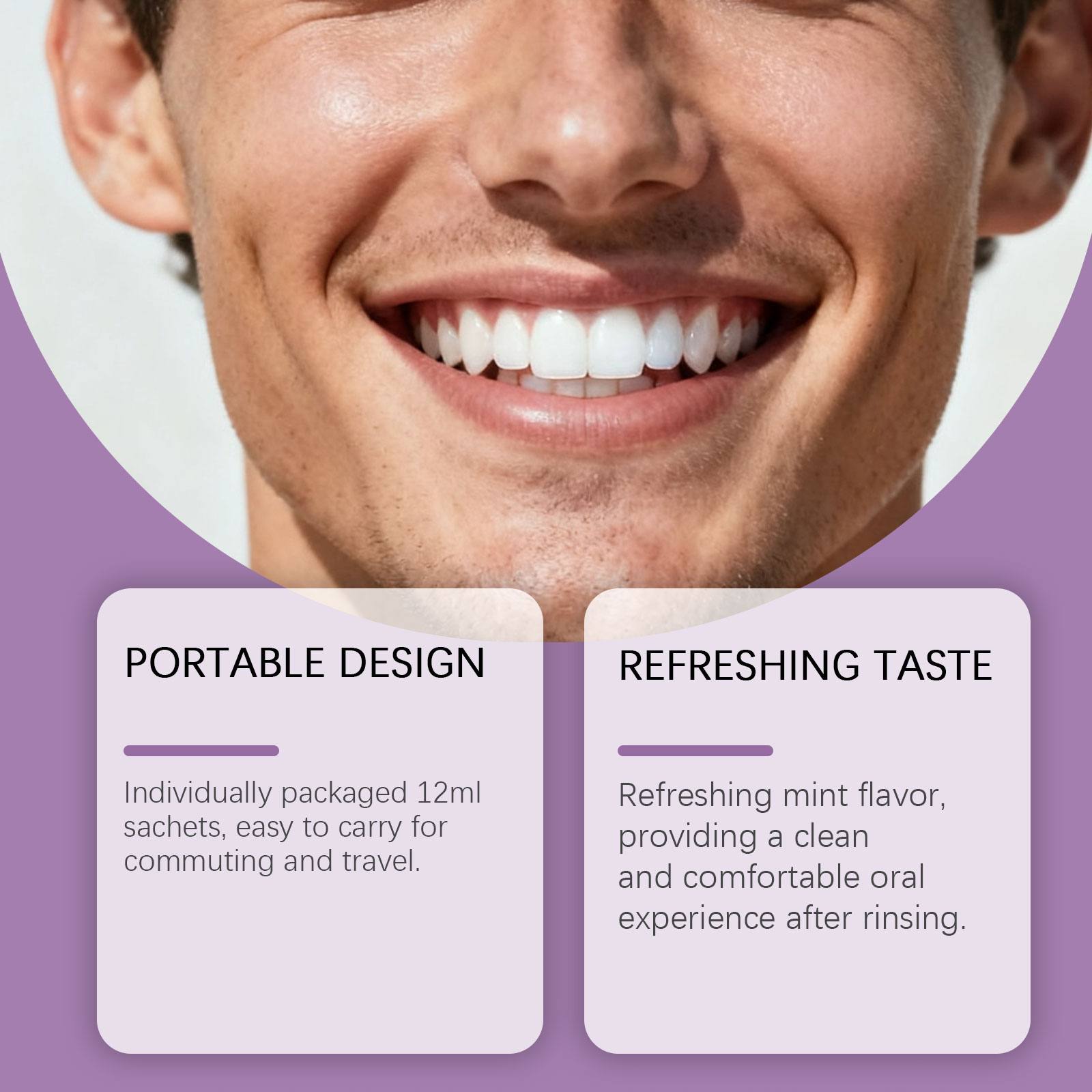 Fioletowa płyn do płukania ust – Teeth Whitening Mouthwash recenzja i cena