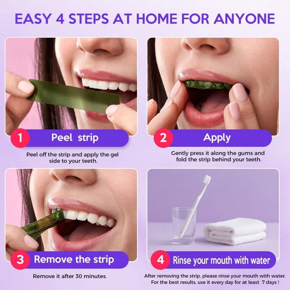 Naklejki wybielające do zębów  – Teeth Whitening Near Me recenzja i cena